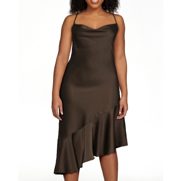 Scoop Dresses & Skirts - Scoop Satin Dress. Size Med (8-10) NEW w/tags.